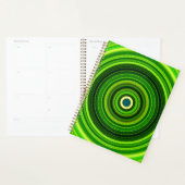 Mandala vert géomagnétique (Devant avec enveloppe)