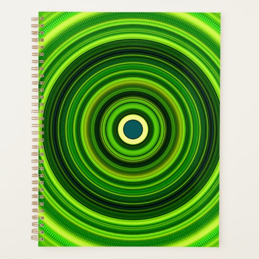 Mandala vert géomagnétique (Devant)