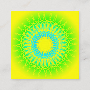 Mandala Vierkante Visitekaartje