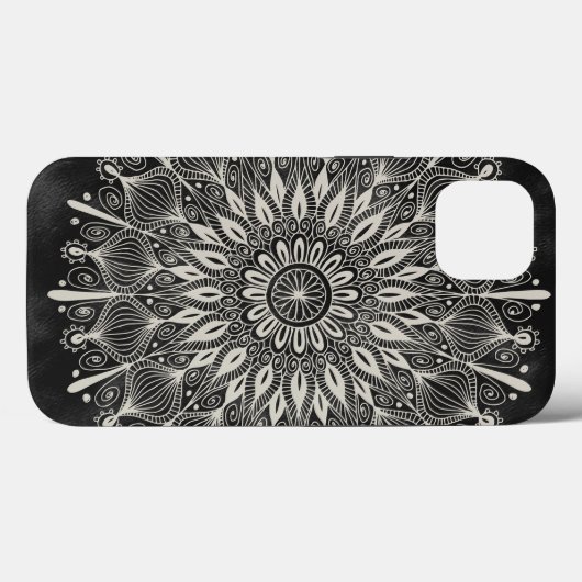 "Mandala Vintage" - coque iPhone 7 (Verso (horizontal))