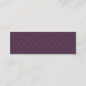 Mandala violet de pétales - carte de visite de (Dos)