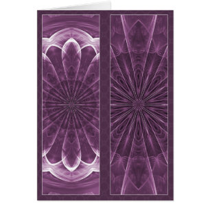 Mandala violet de pétales - le double a dégrossi