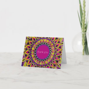 Mandala Violet Jaune Merci Plié Color Purple Yello