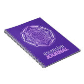 Mandala violet - Journal de l'Ascension (Côté Droit)