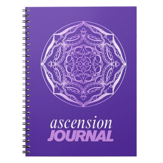 Mandala violet - Journal de l'Ascension (Devant)