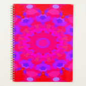 Mandala violet, rose et orange (Devant)