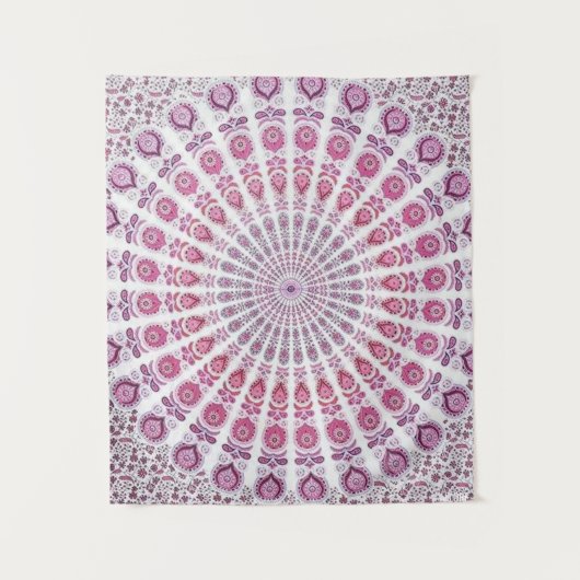 Mandala violet Tapisserie bohème mur pendants (Devant)