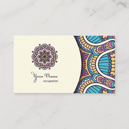 Mandala Visitekaartje (Voorkant)