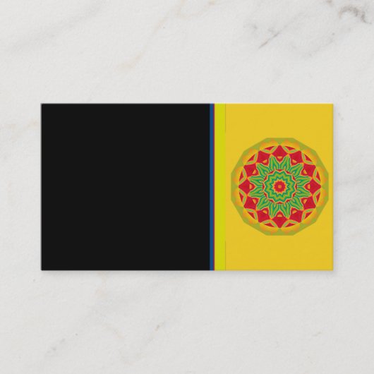 Mandala Visitekaartje (Voorkant)