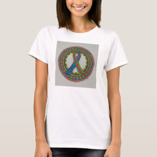 Mandala voor gemetastaseerde borstkanker t-shirt