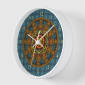 Mandala Wall Clock (Hoek)