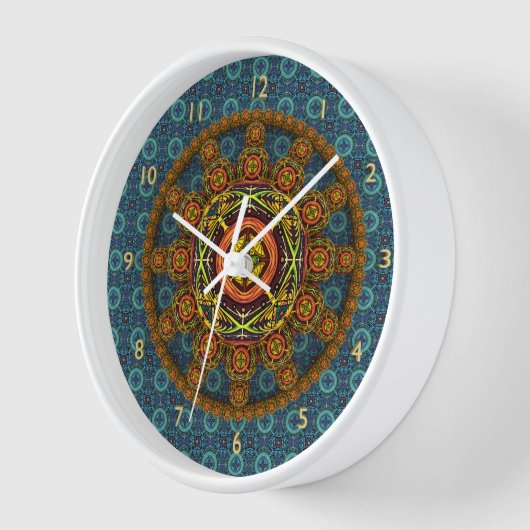 Mandala Wall Clock (Hoek)
