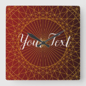 Mandala Wall Horloge (Recto)