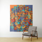 Mandala Wandkleed (In situ)