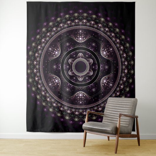 Mandala Wandkleed (In situ)