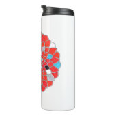 Mandala water bottle  thermosbeker (Geroteerd rechts)