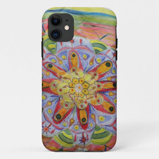 Mandala watercolor iPhone SE + iPhone 5/5S Coque (Dos)