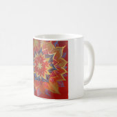 Mandala White 325 ml Mug blanc classique (Devant droit)