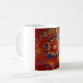Mandala White 325 ml Mug blanc classique (Devant gauche)