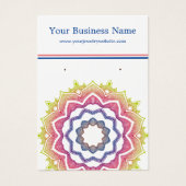 Mandala White Earring (Devant)