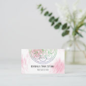 Mandala Yoga Carte de visite (Debout devant)