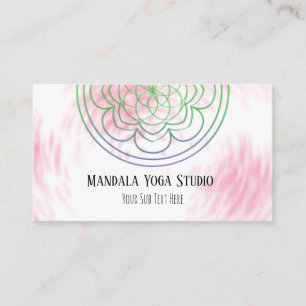 Mandala Yoga Carte de visite
