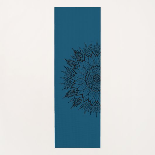 Mandala Yoga Mat, Sunflower Exercise Mats Yogamat (Voorkant)