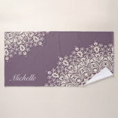 Mandala Yoga Mat with Name, Personalizable, Custom (Serviette de bain)