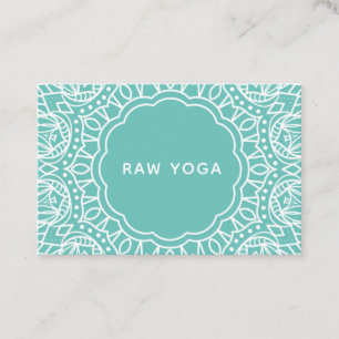 Mandala Yoga Wellness Carte de visite spirituel
