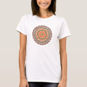 Mandala Zigzag Pattern T-shirt (Voorkant)