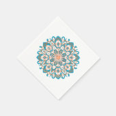 mandala Zoom papier Servet (Hoek)