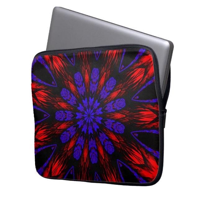 Mandala Zuidwest Hippie Boho Chic Bohemian Laptop Sleeve (Voorkant Links)