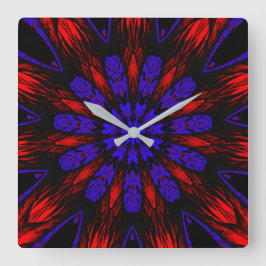 Mandala Zuidwest Hippie Boho Chic Bohemian Vierkante Klok