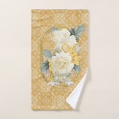 Mandalas d'or de diverses répétitions de Cercle gé (Serviette à main)