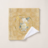 Mandalas d'or de diverses répétitions de Cercle gé (Gant de toilette)