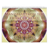Mandalas du coeur du calendrier de la paix 2015 (Protection)