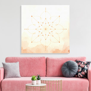 Mandalas Géométrie Sacrée Art Mural Moderne Bohè