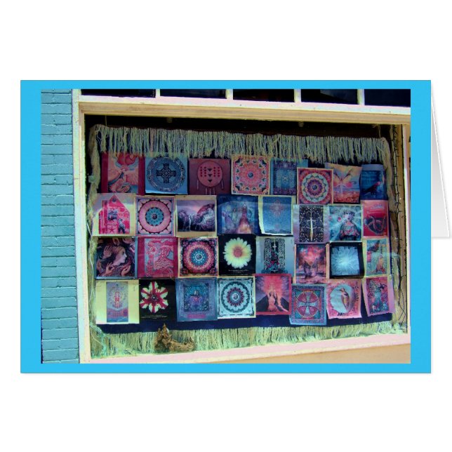 Mandalas in het venster (Voorkant Horizontaal)