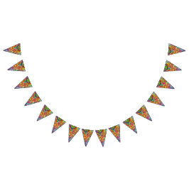 mandalas kleurig abstract vlaggetjes