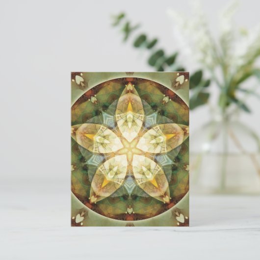 Mandalas of Forgisive and Release 1 Briefkaart (Staand voorkant)