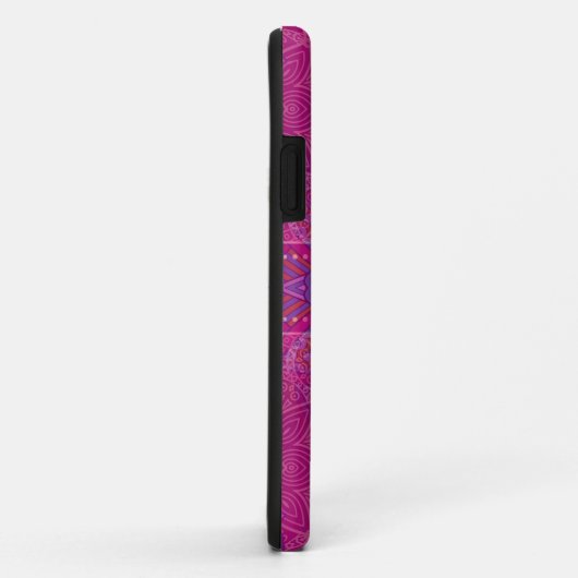 Mandalas op roze herhaald ontwerp Case-Mate iPhone case (Achterkant/rechts)