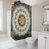 Mandalas pendant des périodes de rideau en douche (En situation)