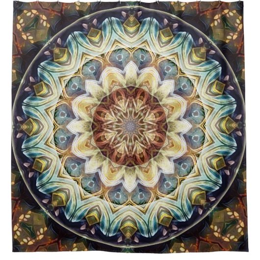 Mandalas pendant des périodes de rideau en douche (Devant)