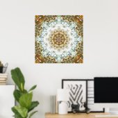 Mandalas pour les temps de transition 11 Poster (Bureau à domicile)