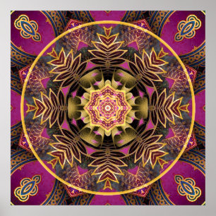 Mandalas pour les temps de transition Poster 3