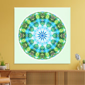 Mandala's uit het hart van de transformatie, nr. 6 canvas afdruk (Insitu (Woonkamer))