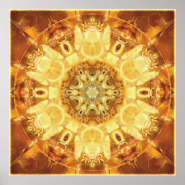 Mandalas uit het Poster van het hart van wijziging