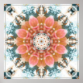 Mandalas uit het Poster van het hart van wijziging