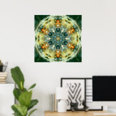 Mandalas uit het Poster van het hart van wijziging (Thuiskantoor)
