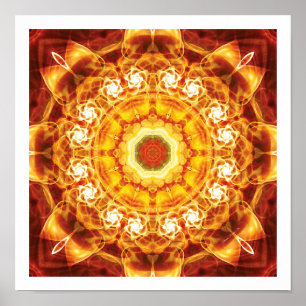 Mandalas van de Diepte van de Liefde 5 Druk Poster